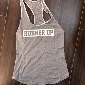 Gray Lululemon Runner Up Women's Tank Top